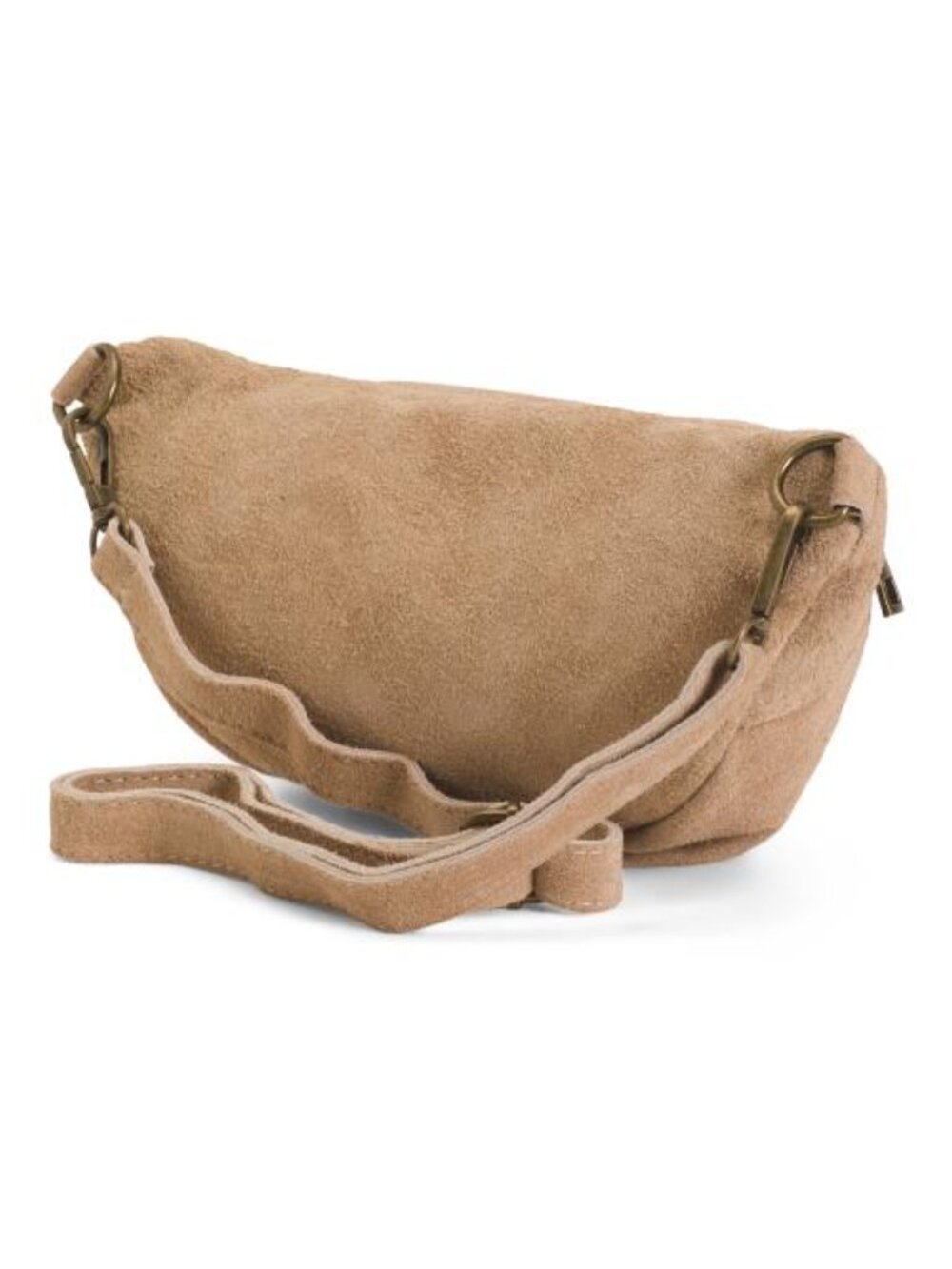 MARLON Made In Italy Suede Large Belt Bag - Picture 4 of 5